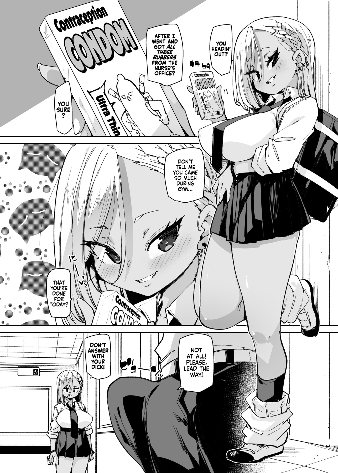 Hentai Manga Comic-The Gyaru Who Gets You Off Even When She's Not On Sex Relief Duty-Read-19